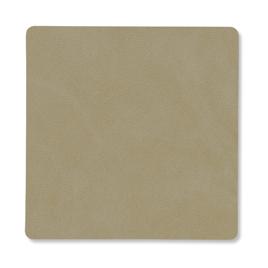 LIND DNA Nupo coaster square Herbal dust | Scandinavian Design | Coasters | Beige