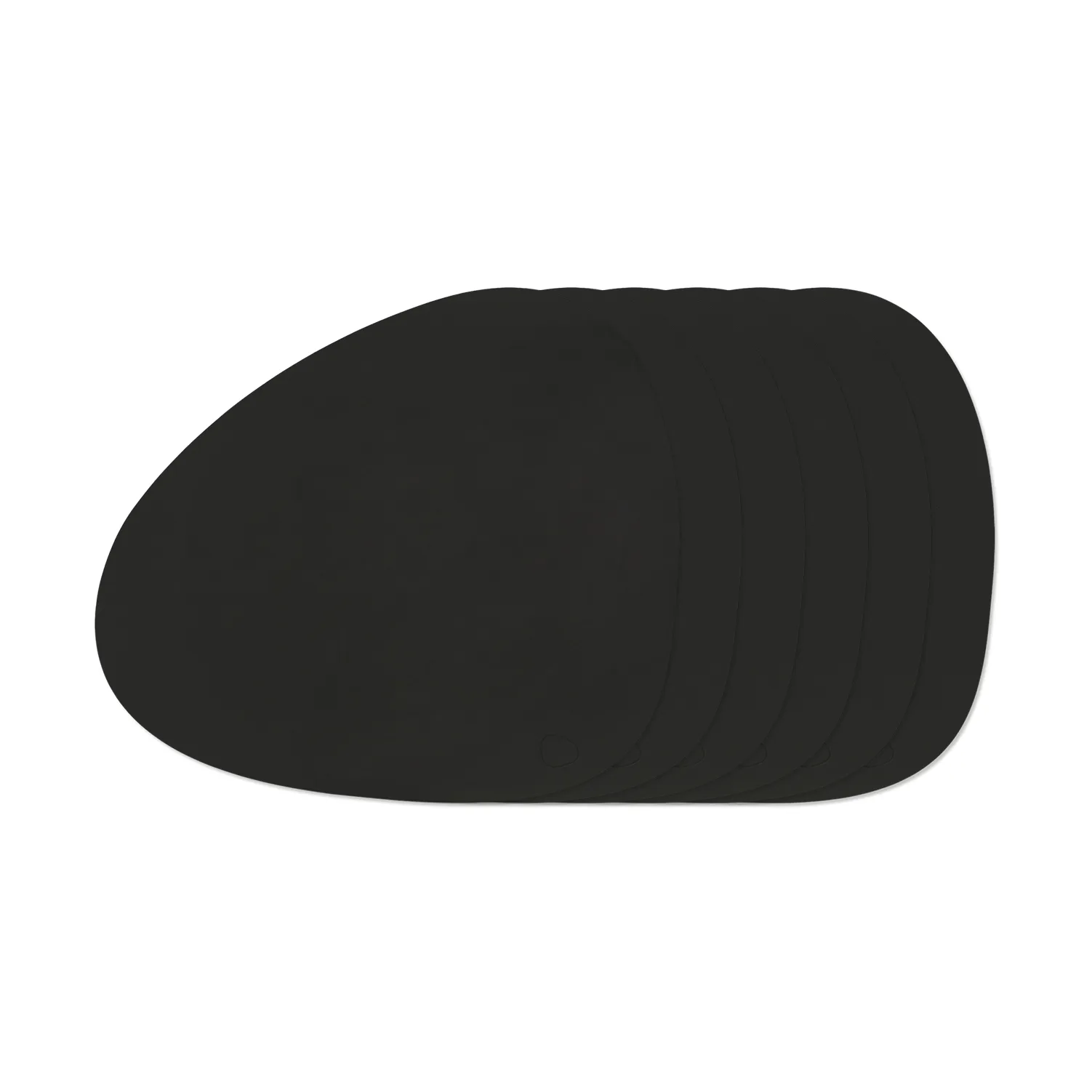 Nupo Curve placemat set, Black Ink, 6-pack LIND DNA