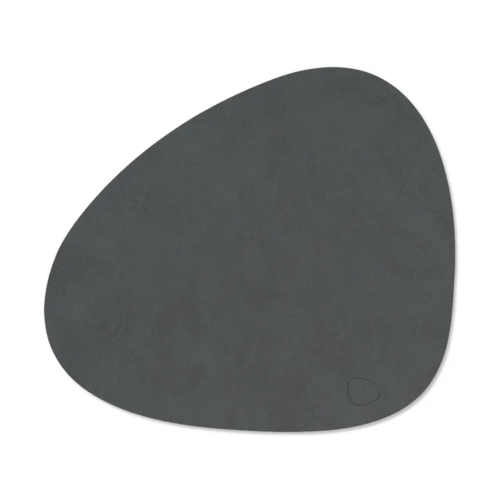 Nupo place mat curve M - Anthracite, 35x31 cm - LIND DNA