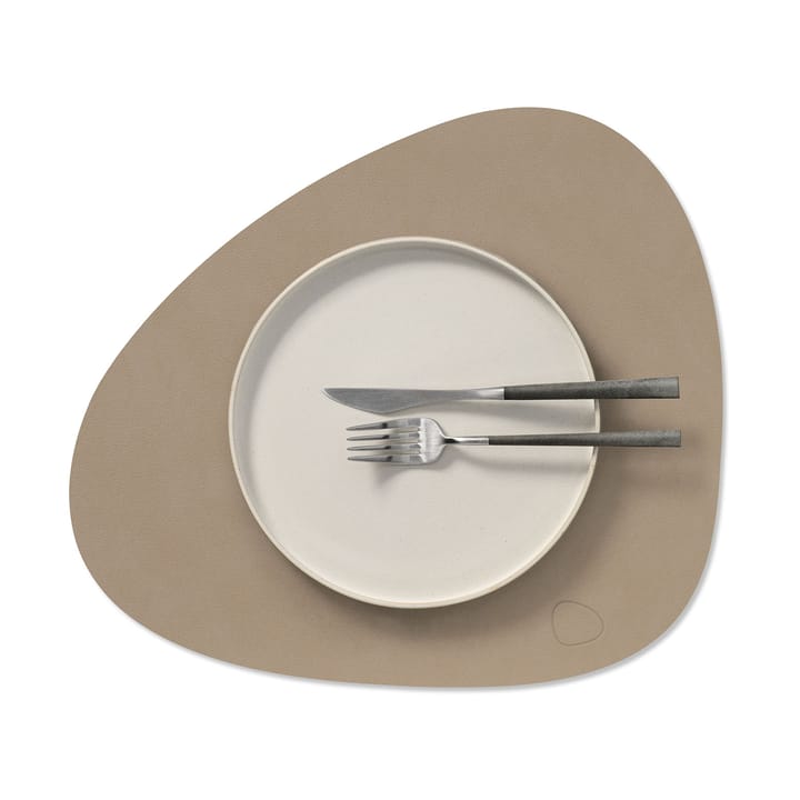 Nupo place mat curve M - Clay brown - LIND DNA