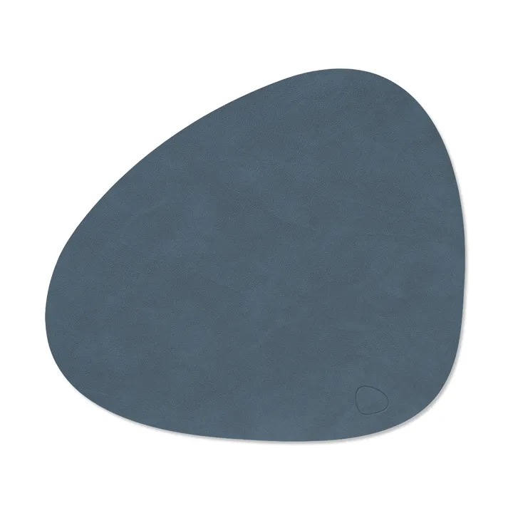 Nupo place mat curve M - Dark blue, 35x31 cm - LIND DNA