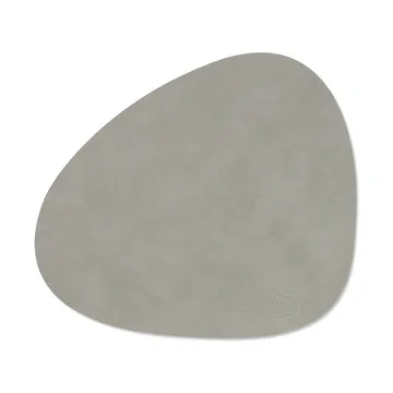 Nupo place mat curve M - Light grey, 35x31 cm - LIND DNA