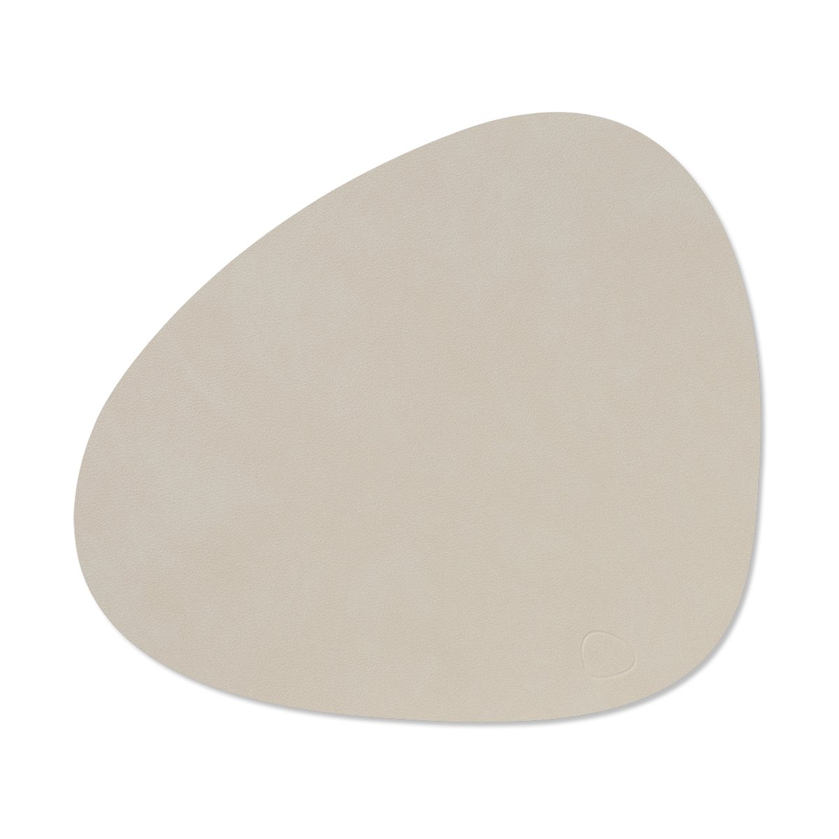 LIND DNA Nupo place mat curve M Oyster white | Scandinavian Design | Placemats | Grey