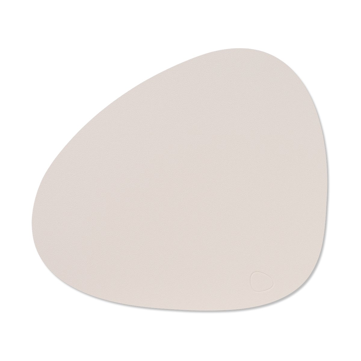 LIND DNA Nupo place mat curve M Soft nude | Scandinavian Design | Placemats | Beige