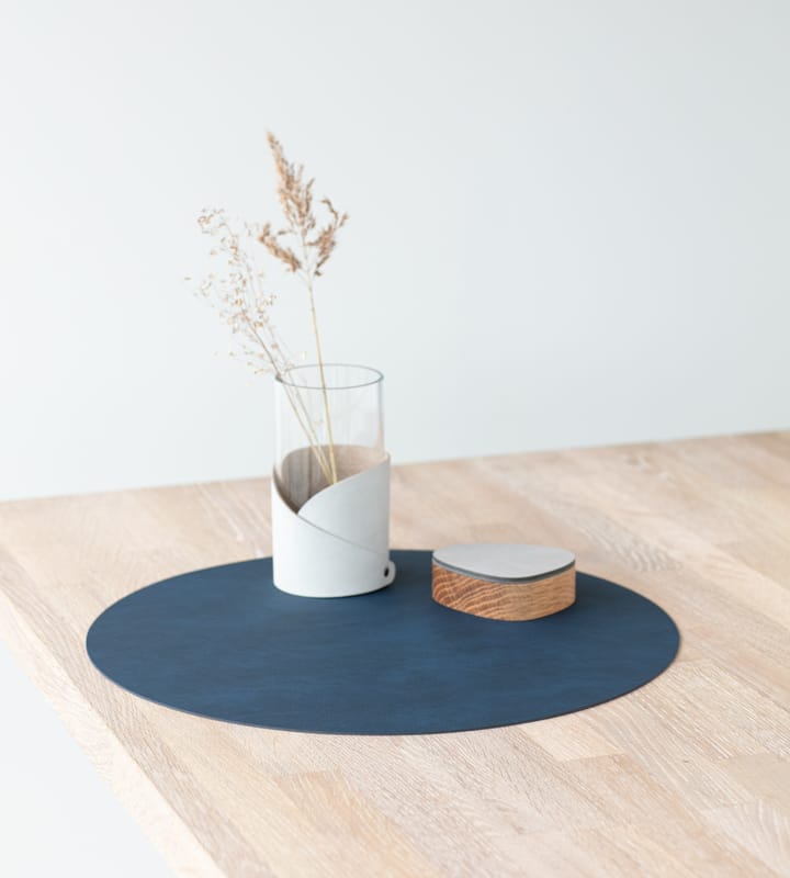 Nupo placemat circle XL - Midnight blue - LIND DNA