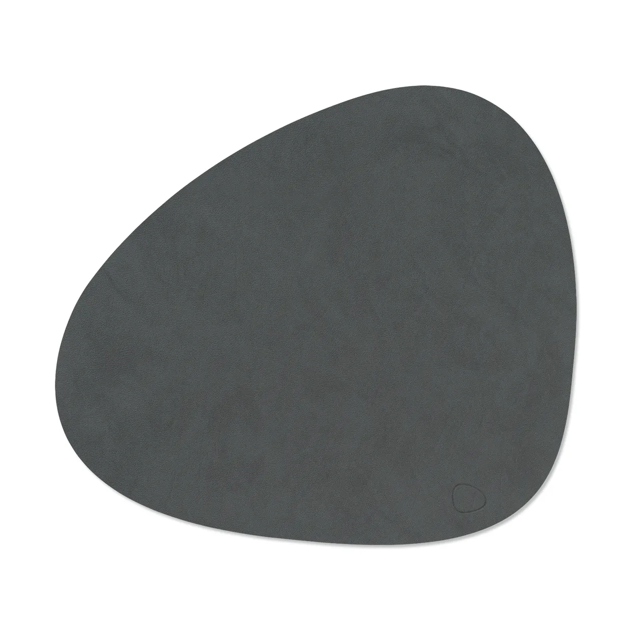 LIND DNA Nupo placemat curve L anthracite grey | Scandinavian Design | Placemats | Grey