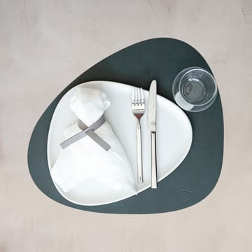 Nupo placemat curve L - dark green - LIND DNA