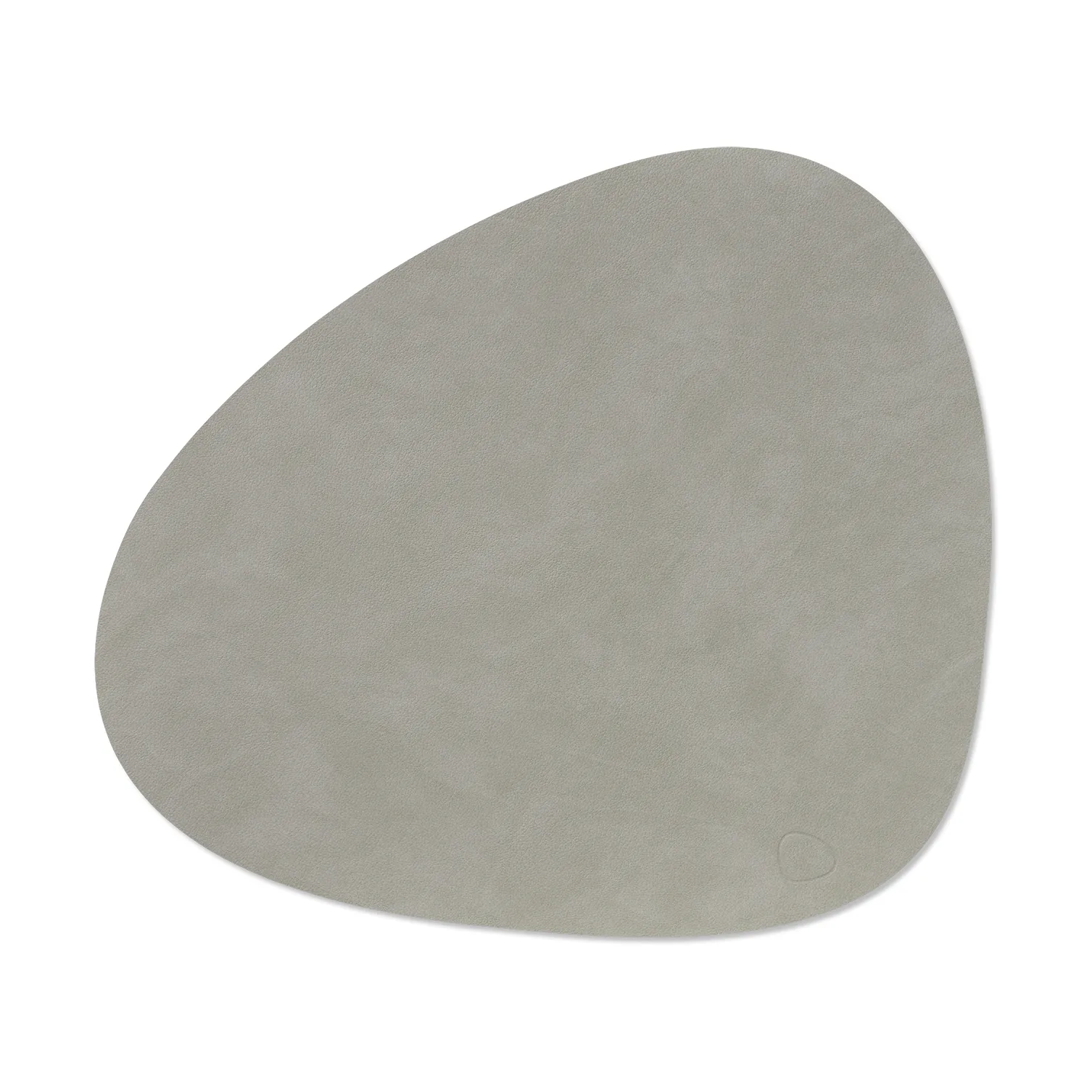 Nupo placemat curve L, Light grey, 44x37 cm LIND DNA