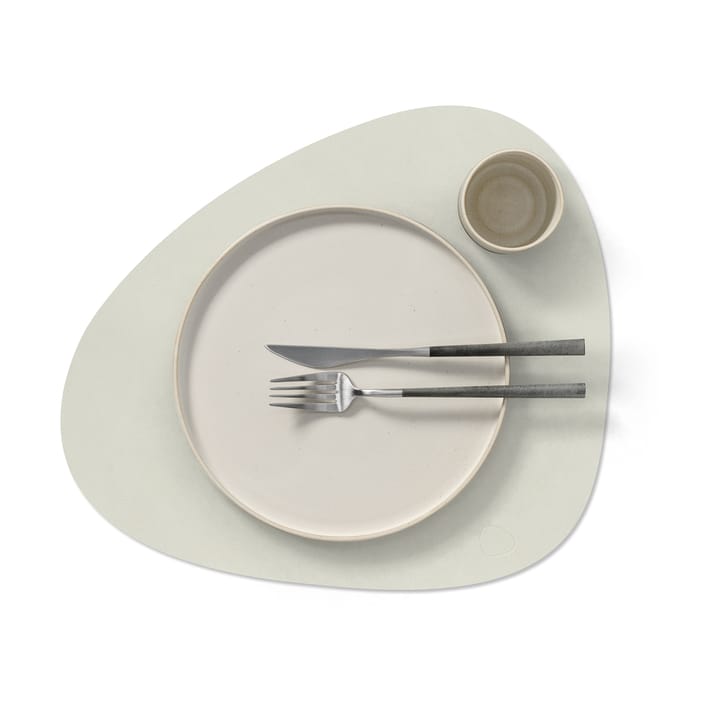 Nupo placemat curve L - Linen - LIND DNA