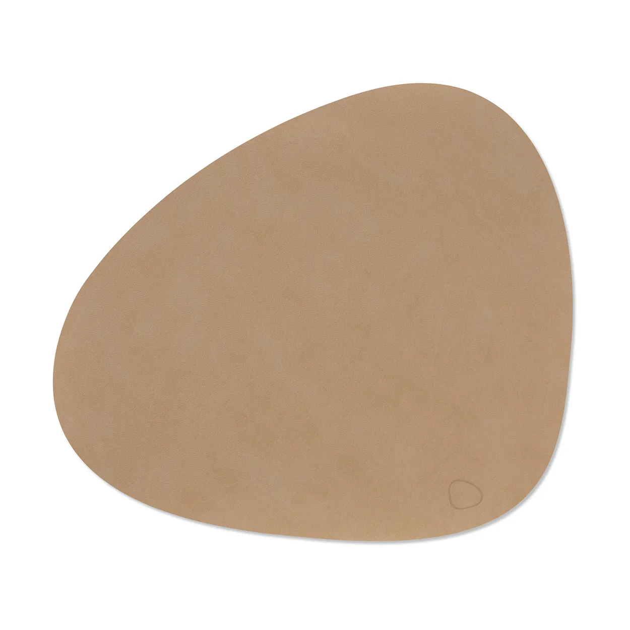 LIND DNA Nupo placemat curve L Nougat | Scandinavian Design | Placemats | Brown