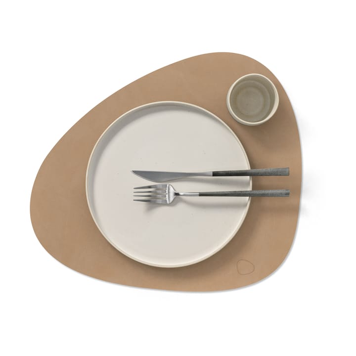 Nupo placemat curve L - Nougat - LIND DNA