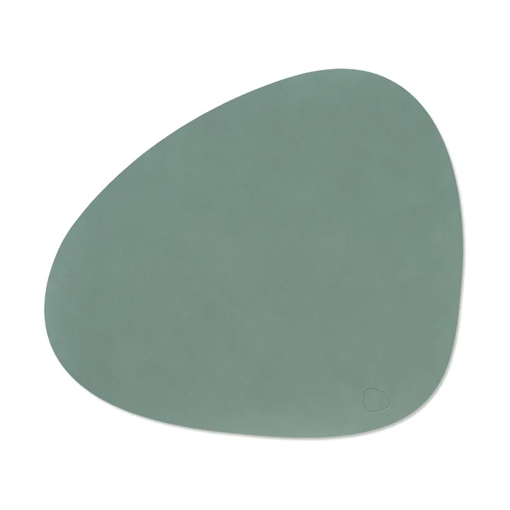 Nupo placemat curve L - Pastel green, 44x37 cm - LIND DNA