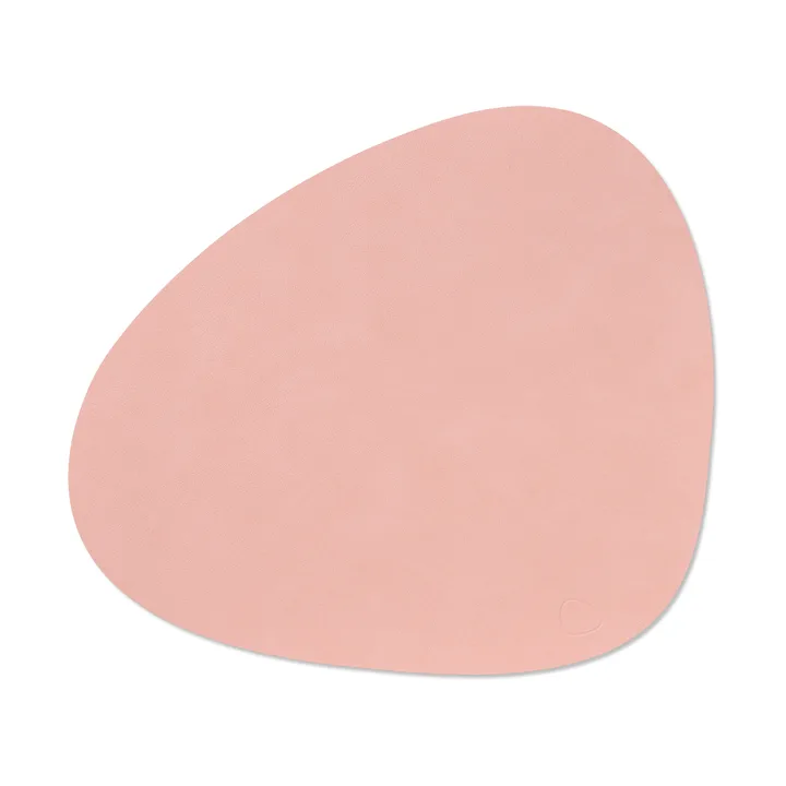 Nupo placemat curve L - Pink, 44x37 cm - LIND DNA