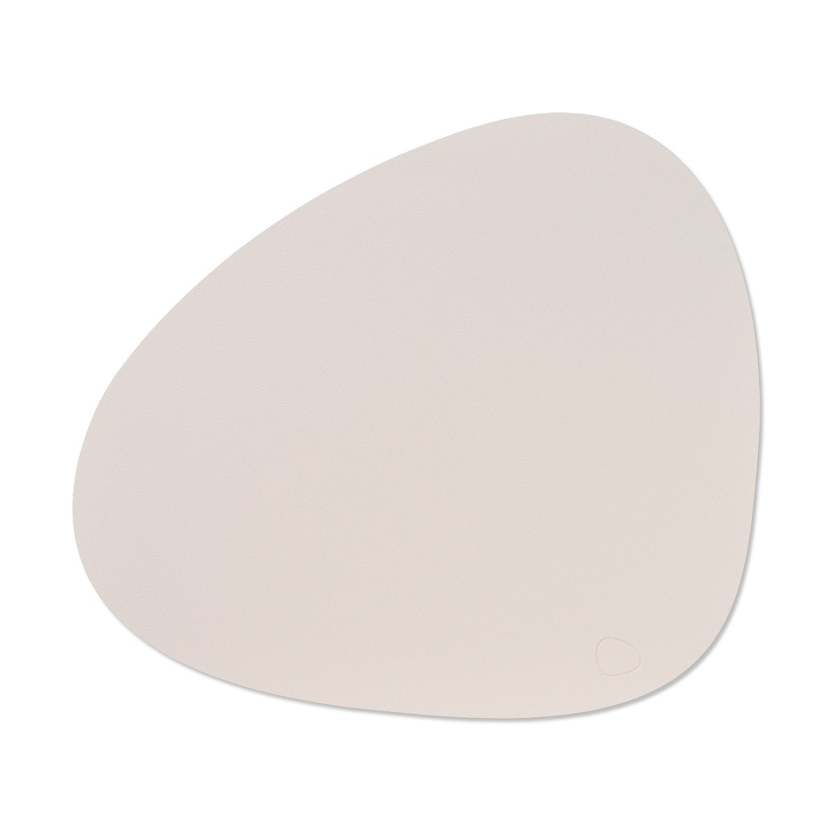 LIND DNA Nupo placemat curve L Soft nude | Scandinavian Design | Placemats | Beige