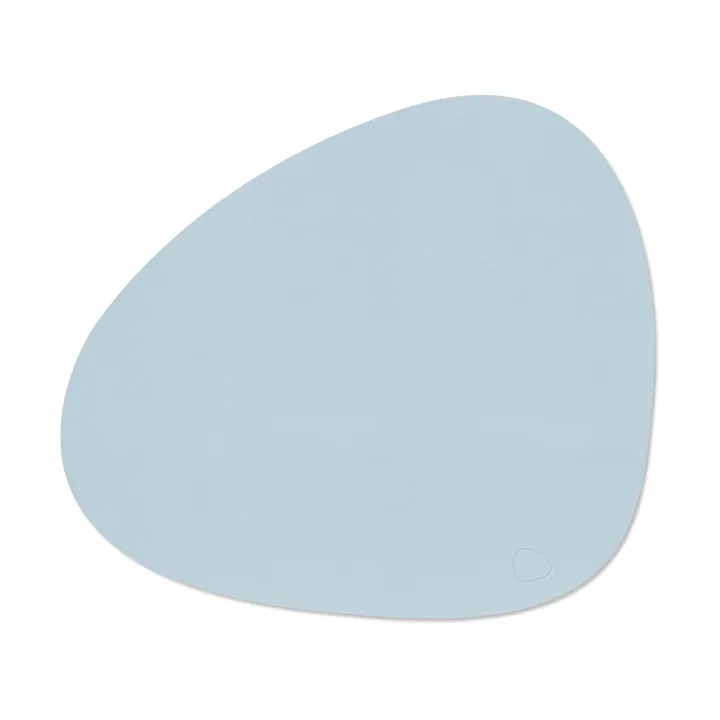Nupo placemat curve L - Soft sky, 44x37 cm - LIND DNA