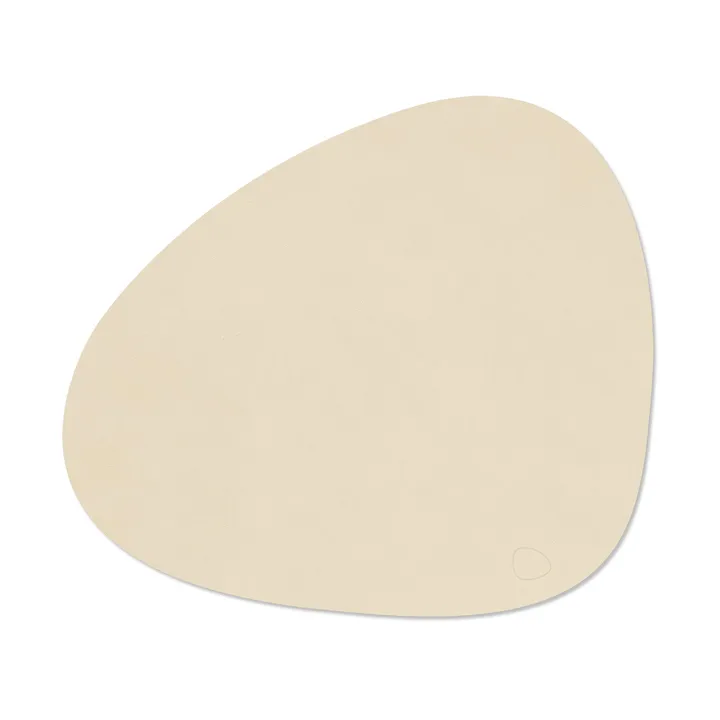 Nupo placemat curve L - Vanilla, 44x37 cm - LIND DNA