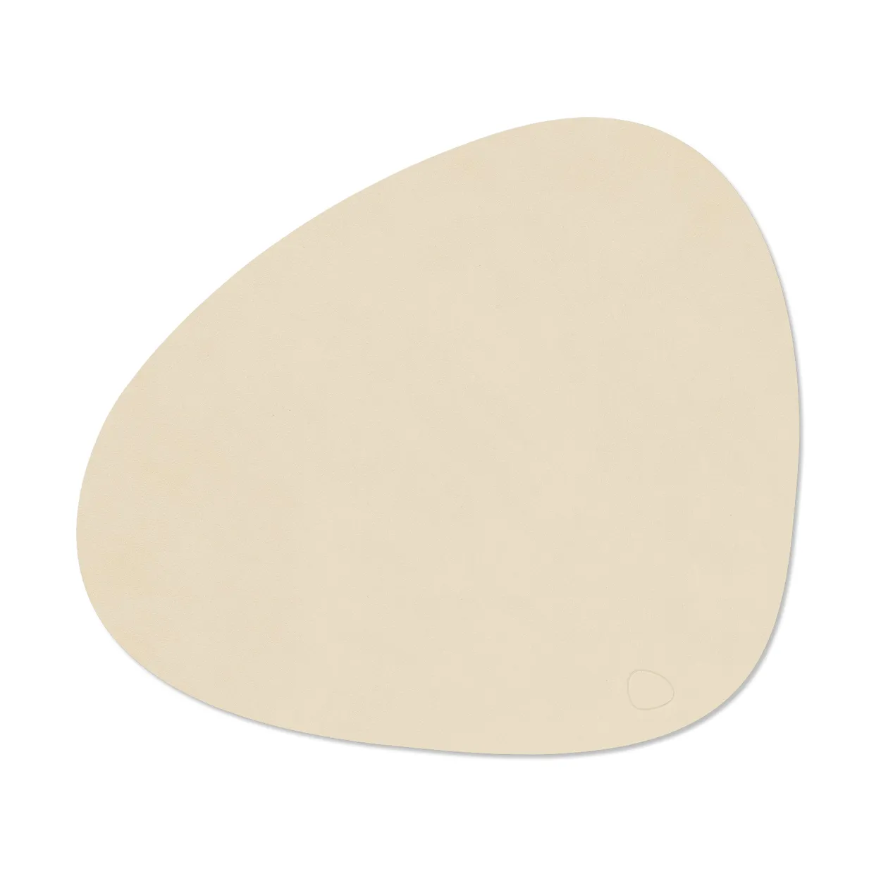 LIND DNA Nupo placemat curve L Vanilla | Scandinavian Design | Placemats | White