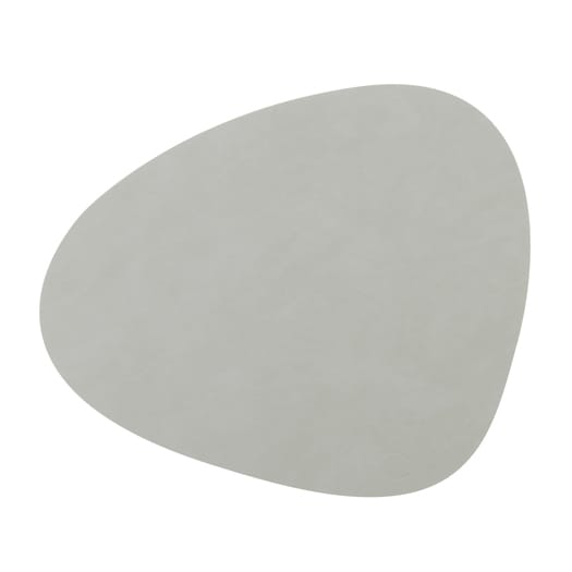 Nupo placemat curve - metallic (stone grey) - LIND DNA