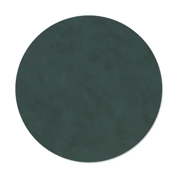 Nupo placemat - Dark green, circle, L - LIND DNA