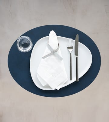 Nupo placemat oval L - Midnight blue - LIND DNA