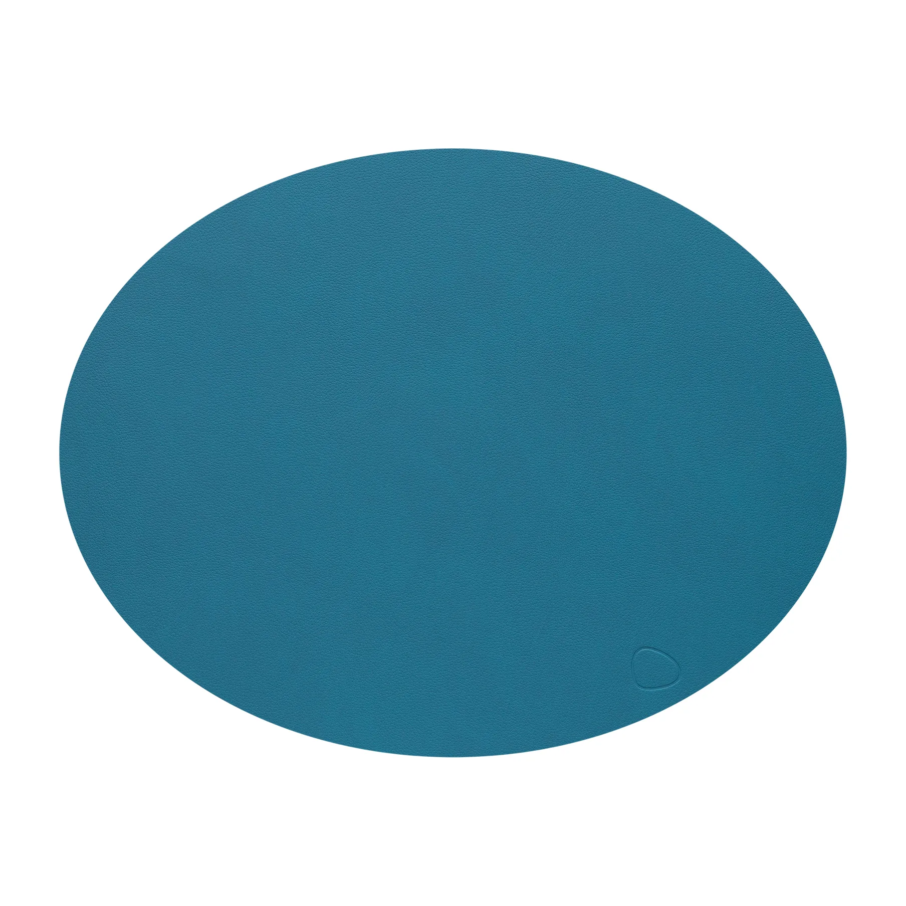 Nupo placemat oval S, Petrol LIND DNA