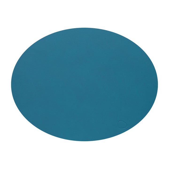 Nupo placemat oval S, Petrol LIND DNA