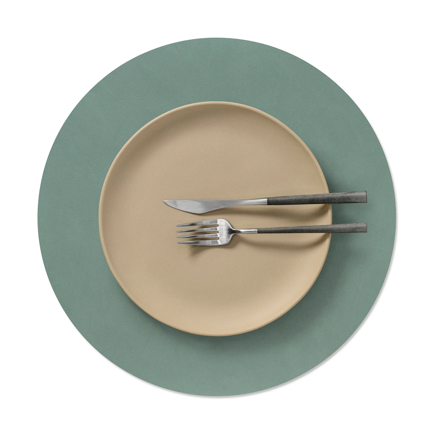 Nupo placemat, Pastel green, circle, L LIND DNA