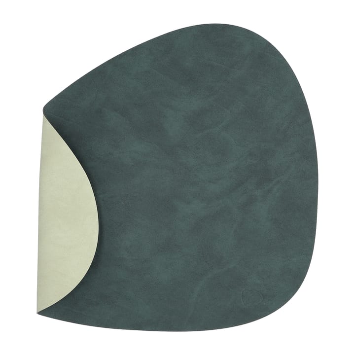 Nupo placemat reversible curve L 1 pc - Dark green-olive green - LIND DNA