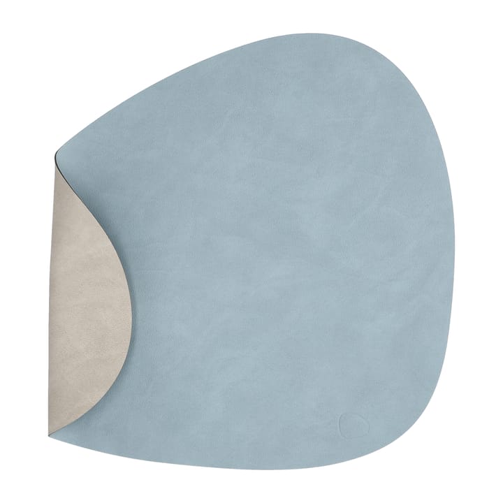 Nupo placemat reversible curve L 1 pcs - light blue-light grey - LIND DNA