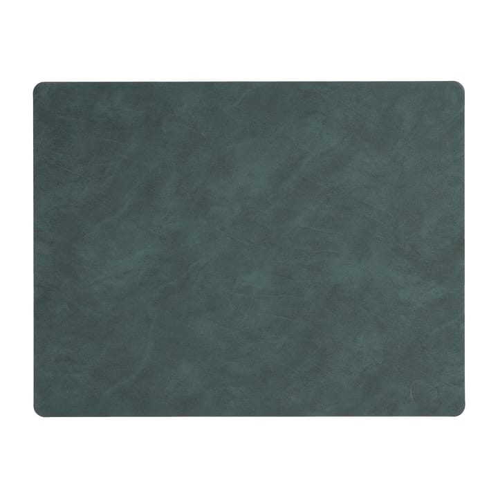Nupo placemat reversible square L 1 pc - Dark green-olive green - LIND DNA