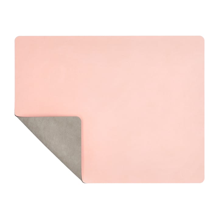 Nupo placemat reversible square L 1 pc - rosa-light grey - LIND DNA