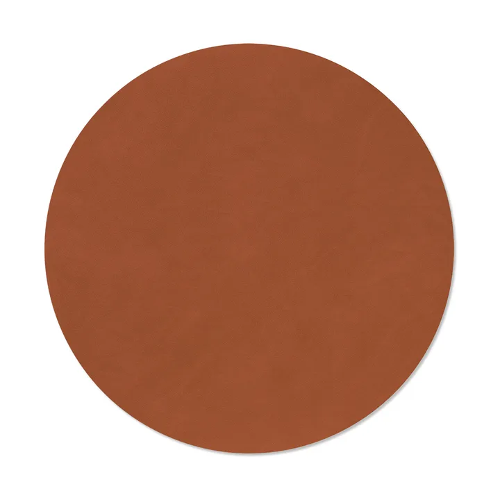 Nupo placemat - Rust, circle, L - LIND DNA