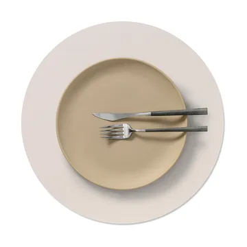 Nupo placemat - Soft nude, circle, L - LIND DNA