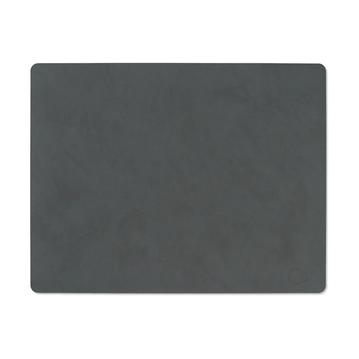 Nupo placemat square L - anthracite grey, 45x35 cm - LIND DNA
