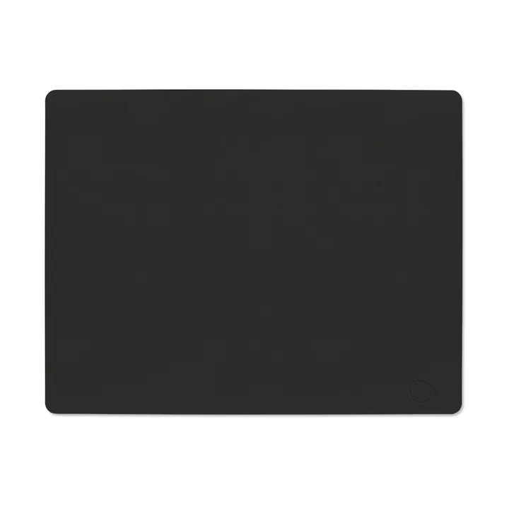 Nupo placemat square L - Black ink - LIND DNA