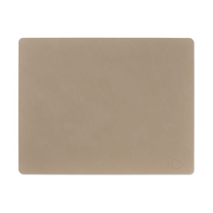 Nupo placemat square L - Clay brown - LIND DNA