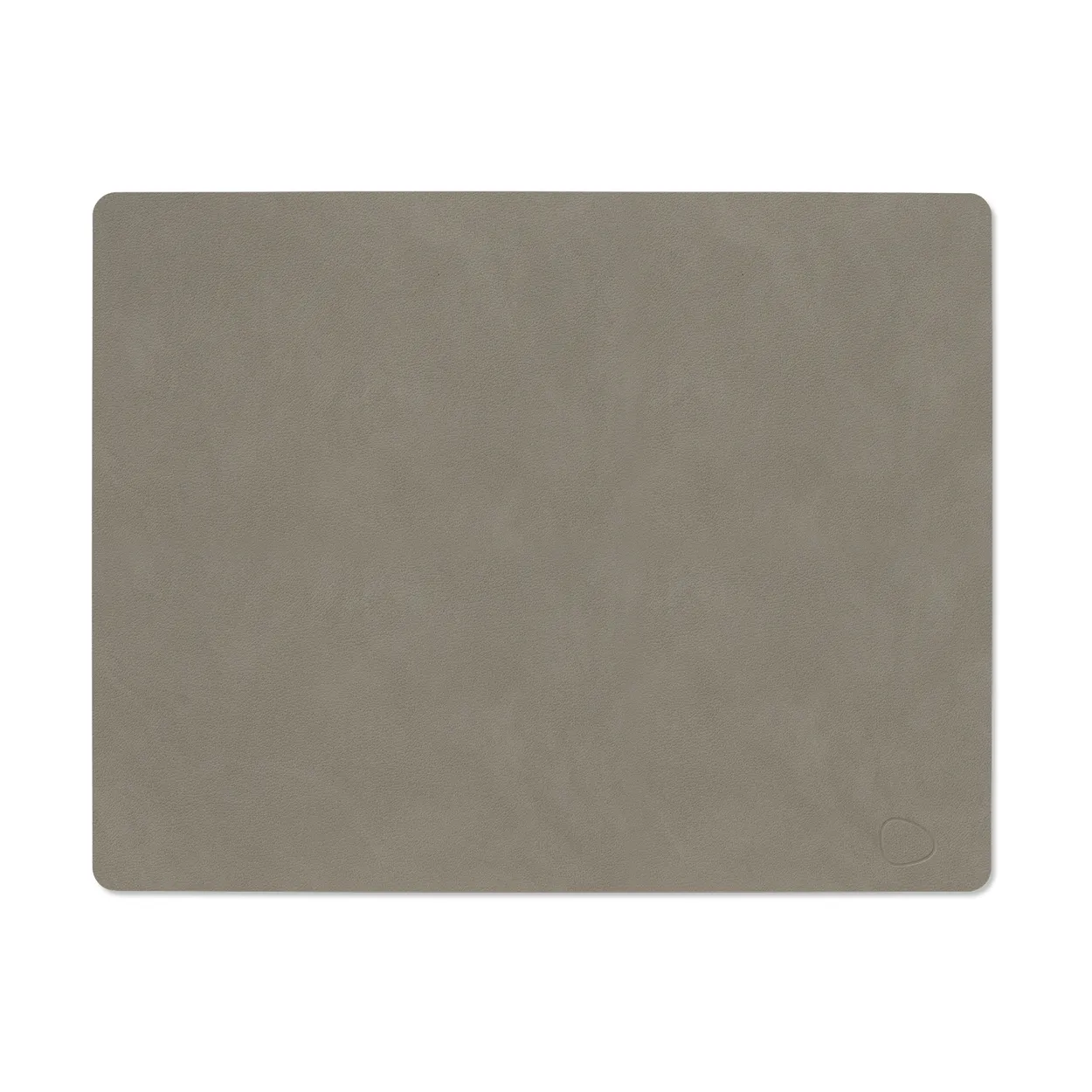 LIND DNA Nupo placemat square L Flint grey | Scandinavian Design | Placemats | Grey