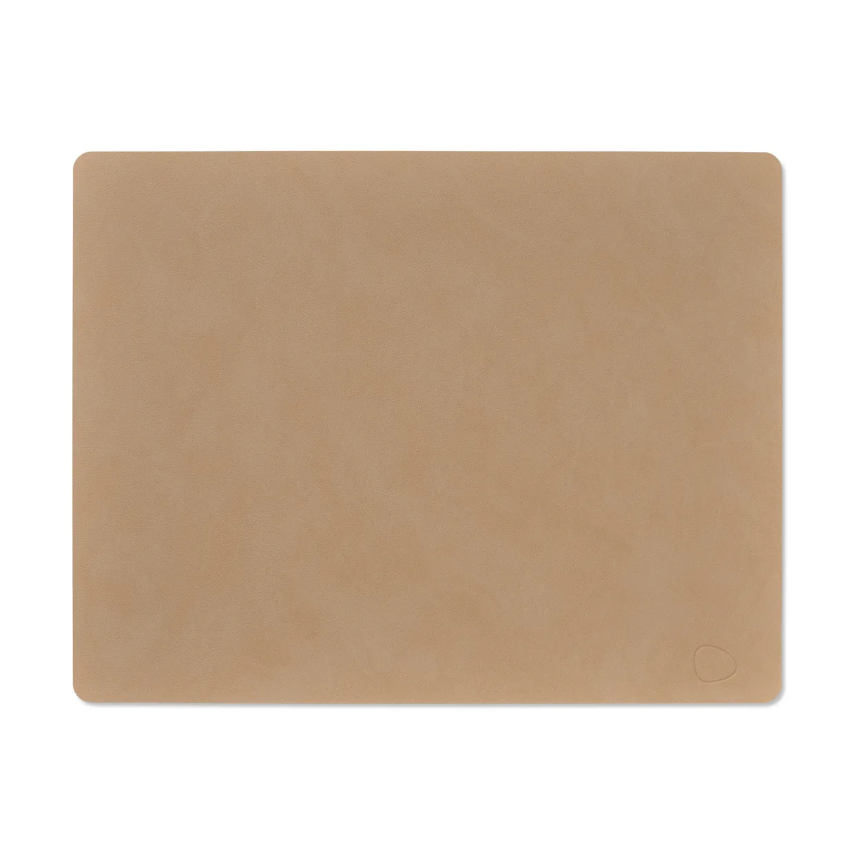 LIND DNA Nupo placemat square L Nougat | Scandinavian Design | Placemats | Brown