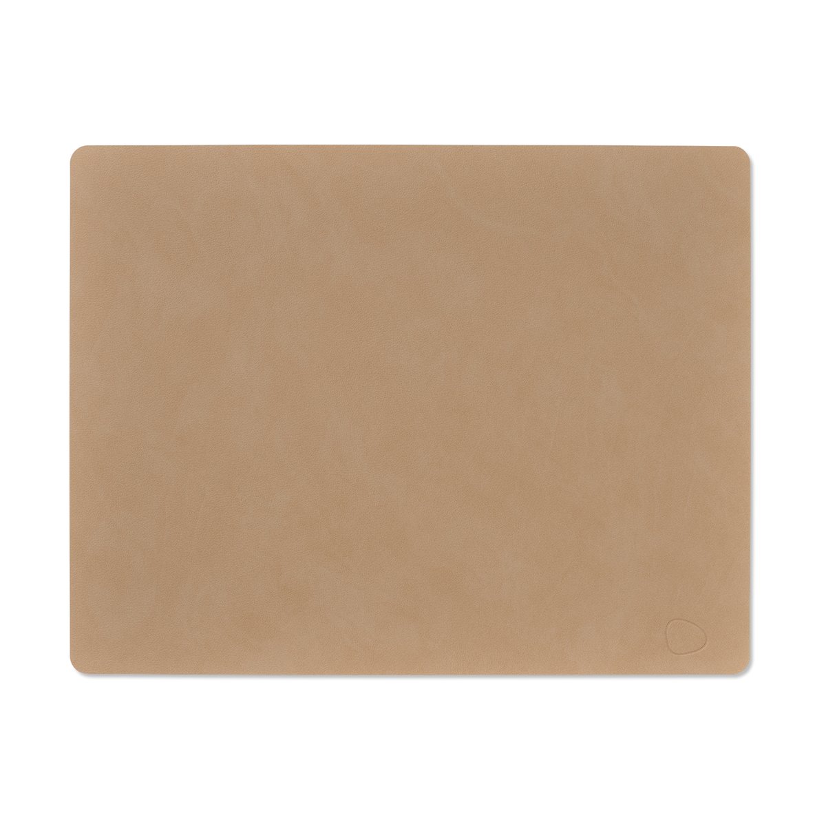 LIND DNA Nupo placemat square L Nougat | Scandinavian Design | Placemats | Brown