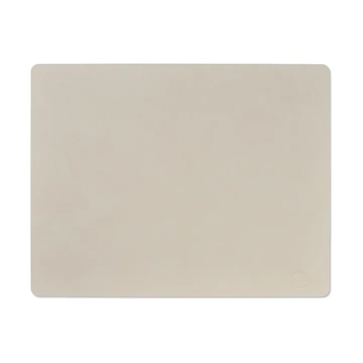 Nupo placemat square L - Oyster white, 45x35 cm - LIND DNA