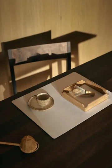 Nupo placemat square L - Pure white - LIND DNA