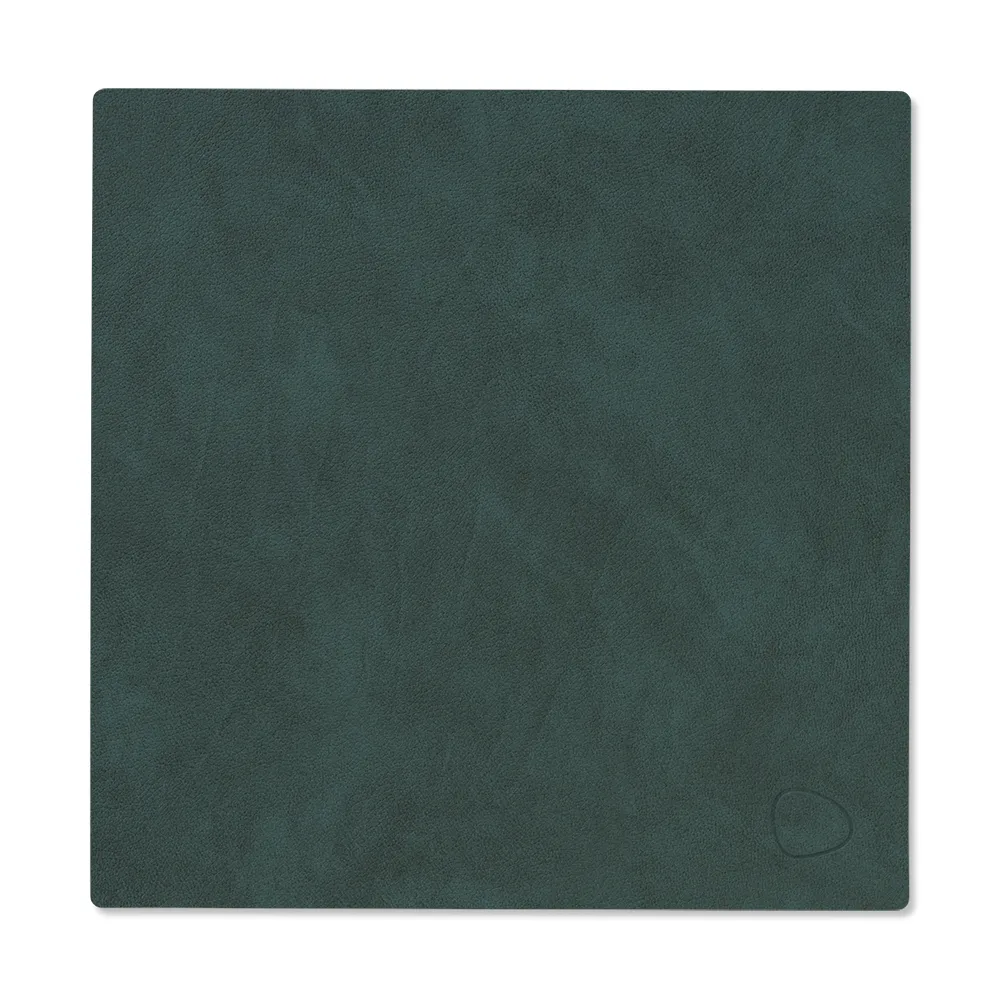 LIND DNA Nupo placemat square S Dark green | Scandinavian Design | Placemats | Green