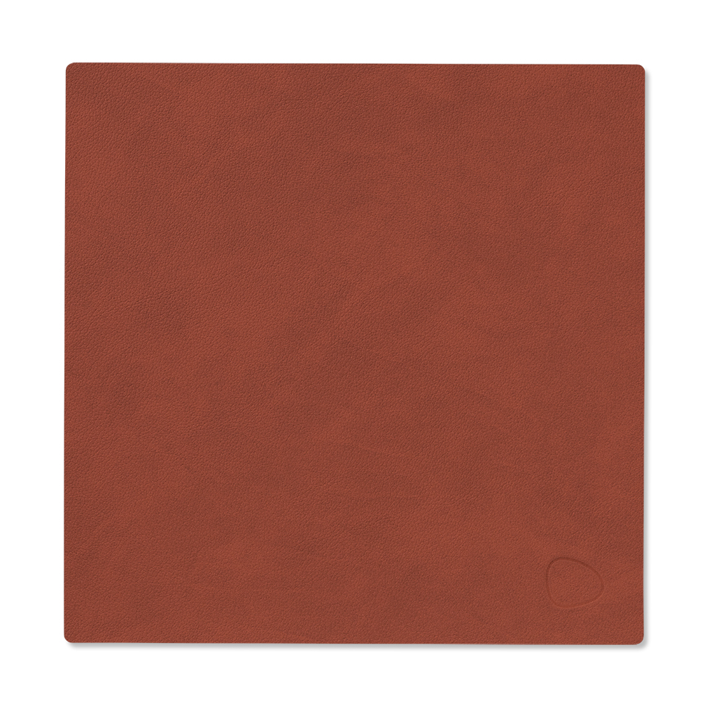 LIND DNA Nupo placemat square S Sienna | Scandinavian Design | Placemats | Red
