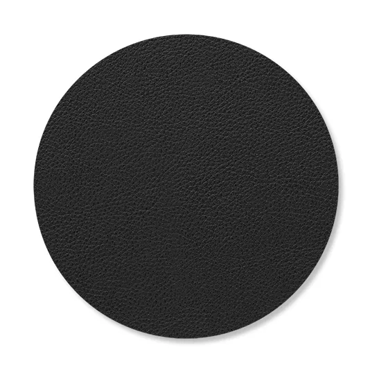 LIND DNA Serene coaster circle o10 cm Black | Scandinavian Design | Coasters | Black