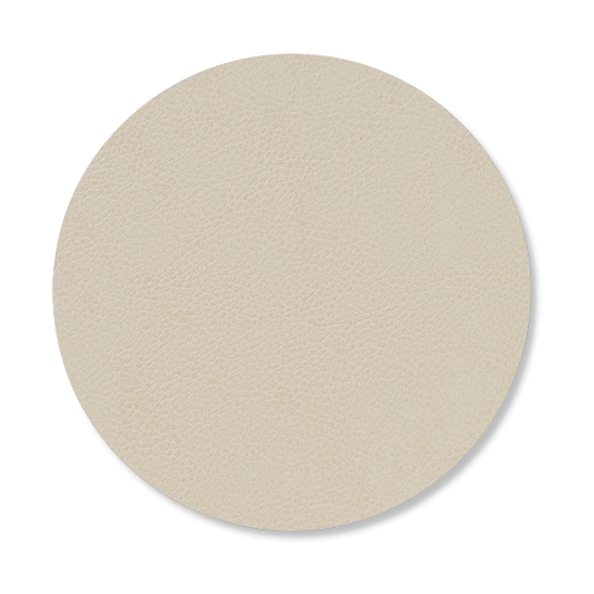 LIND DNA Serene coaster circle o10 cm Cream | Scandinavian Design | Coasters | White