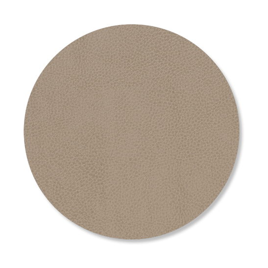 LIND DNA Serene coaster circle Ø10 cm Mole Grey | Scandinavian Design | Coasters | Grey