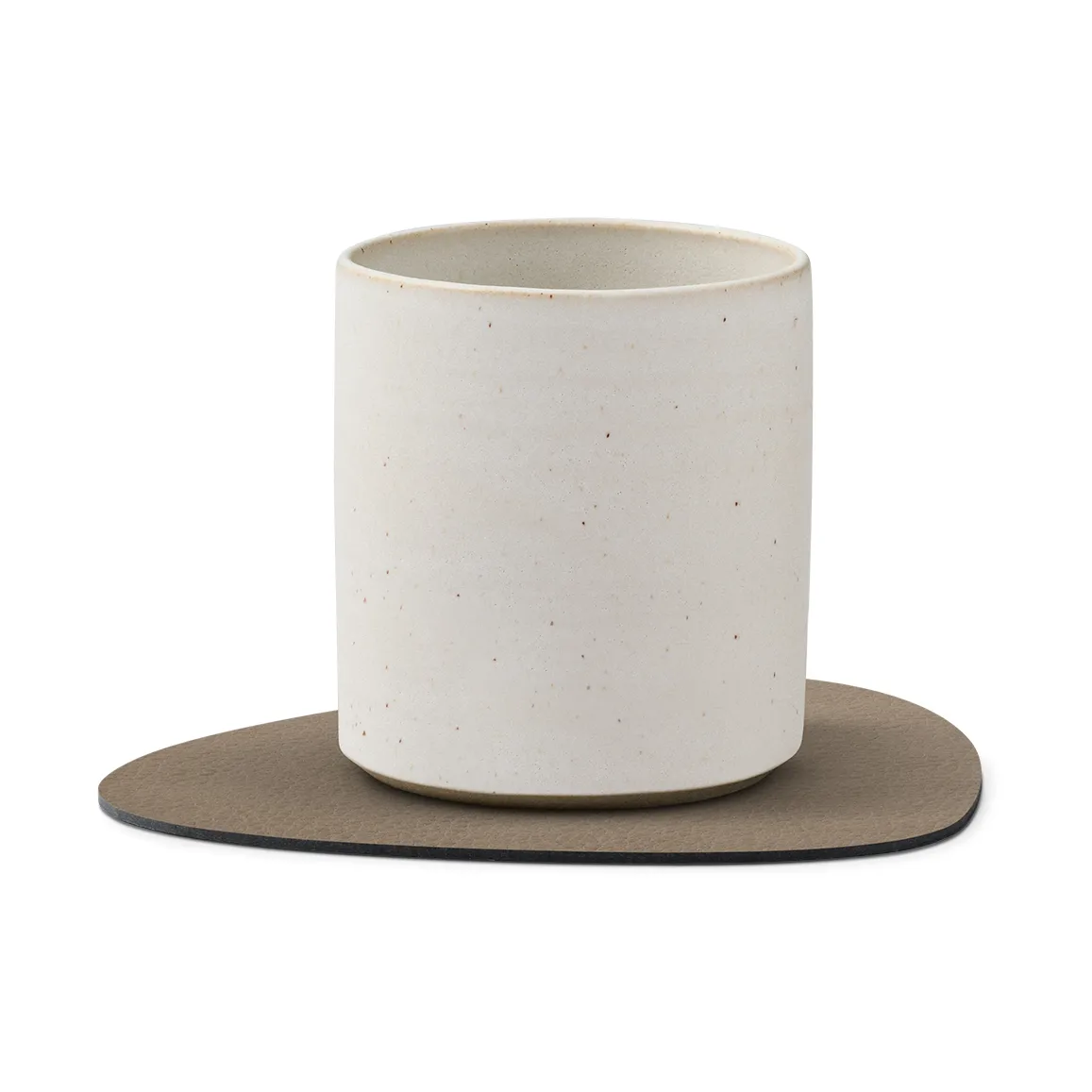 Serene coaster curve 11x13 cm, Mole Grey LIND DNA