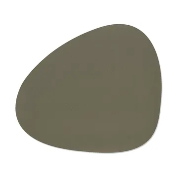 Serene placemat curve L 37x44 cm - Moss, 37x44 cm - LIND DNA