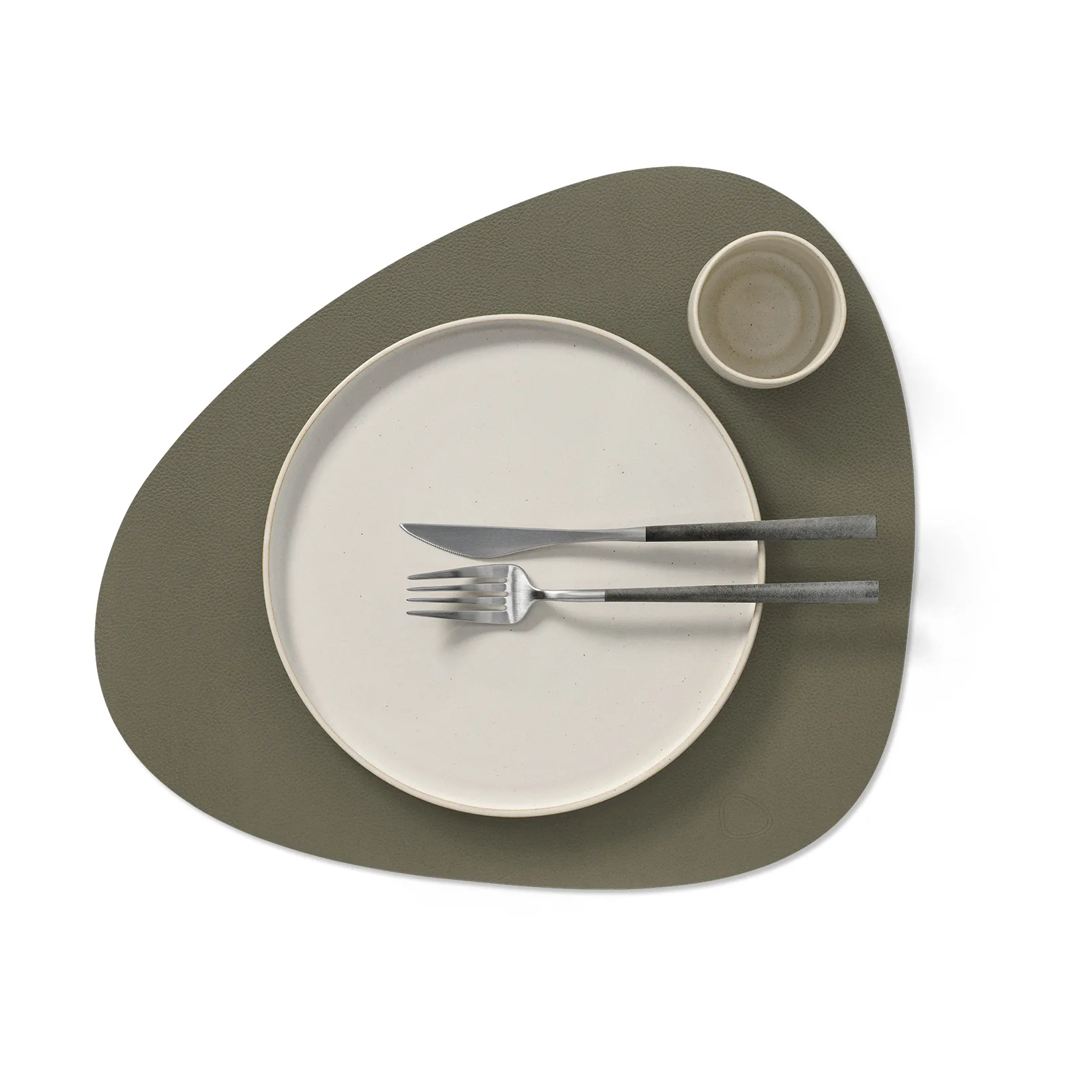 Serene placemat curve L 37x44 cm, Moss, 37x44 cm LIND DNA