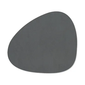 Serene placemat curve M - Anthracite, 35x31 cm - LIND DNA